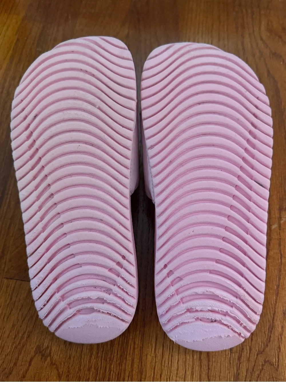 Nike Kawa Girls Pink Iridescent Slide Sandals Pool Beach Shoes Summer Blue 13 1